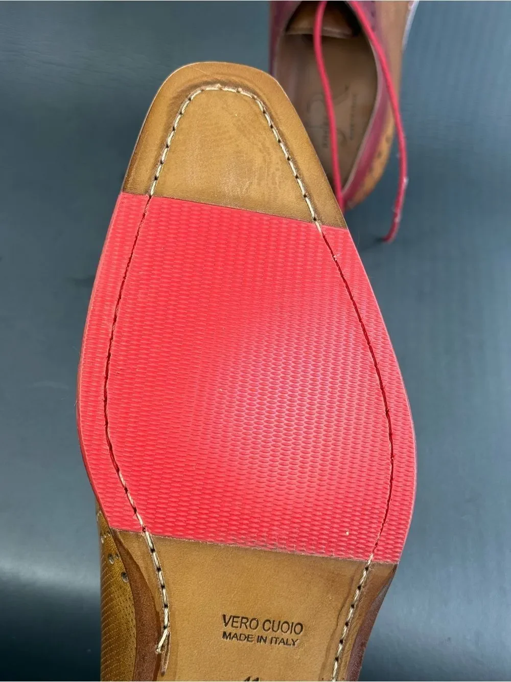 JOSE REAL VELOCE CUOIO ENGLAND OXFORD shoes men’s size 8 (41)